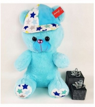 OSO DE PELUCHE COLOR CELESTE