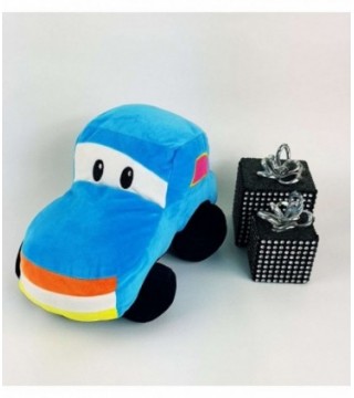 AUTITO DE PELUCHE COLOR CELESTE