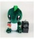 DINOSAURIO DE PELUCHE COLOR VERDE OSCURO