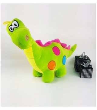 DINOSAURIO DE PELUCHE COLOR VERDE