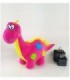 DINOSAURIO DE PELUCHE COLOR ROSA