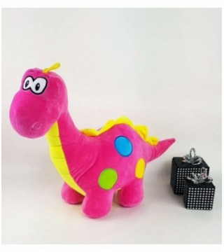 DINOSAURIO DE PELUCHE COLOR ROSA