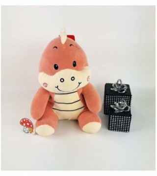 DINOSAURIO DE PELUCHE COLOR SALMON