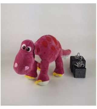 DINOSAURIO DE PELUCHE COLOR ROSA