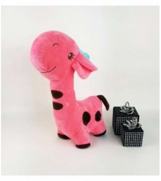 JIRAFA DE PELUCHE COLOR  SALMON