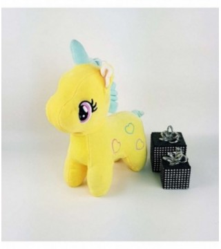 UNICORNIO DE PELUCHE COLOR AMARILLO