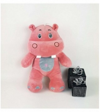 HIPOPOTAMO DE PELUCHE COLOR SALMON