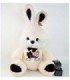 CONEJO DE PELUCHE COLOR CREMA