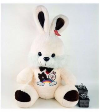 CONEJO DE PELUCHE COLOR CREMA