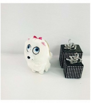 PERRITO DE PELUCHE COLOR BLANCO