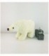 OSO POLAR DE PELUCHE COLOR BLANCO