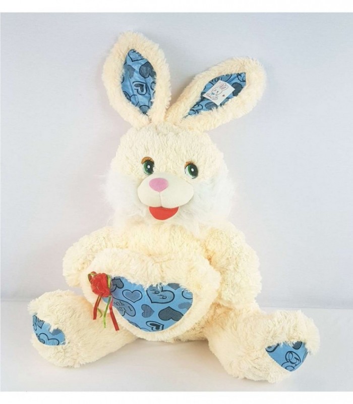 CONEJO DE PELUCHE CON CORAZON