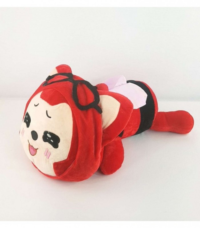 ABEJITA DE PELUCHE COLOR ROJO