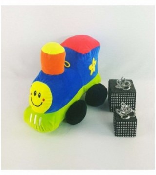 TREN DE PELUCHE COLOR AZUL COLORIDO