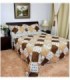 CUBRECAMA 2.30X2.50 ESTAMPADO MARRON