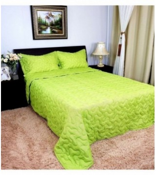 CUBRECAMA 2.30X2.50 COLOR VERDE LIMON